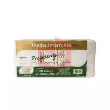 Papel toalha Presydenty 2d extra luxo 20x20cm c/1000un