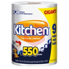 Toalha de limpeza Kitchen 20x18.5cm c/550un 