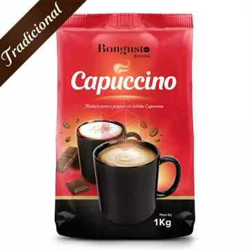 Bebida capuccino tradicional Bongusto 1kg