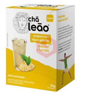 Chá Leão abacaxi+hortelã envelopado 10x25g