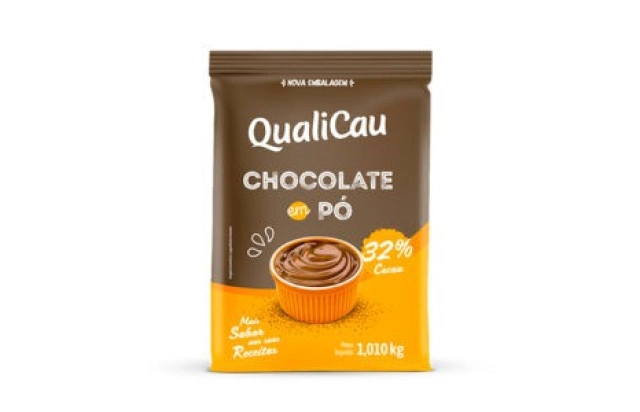 Chocolate em pó 32% cacau Qualicau 1.010kg
