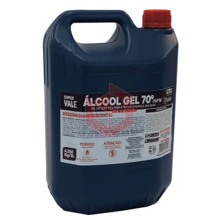 Álcool gel 70 antisseptico para mãos Supervale 4.25kg