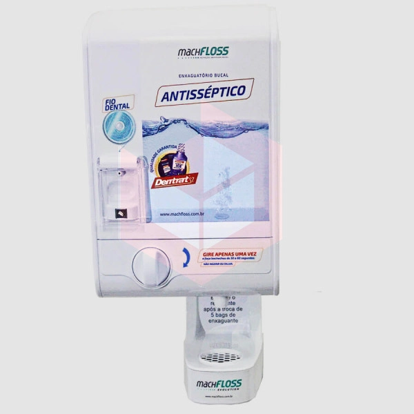 B. Evolution Dispensor Dispenser p/Enxaguante Fio Dental Copo Evolution