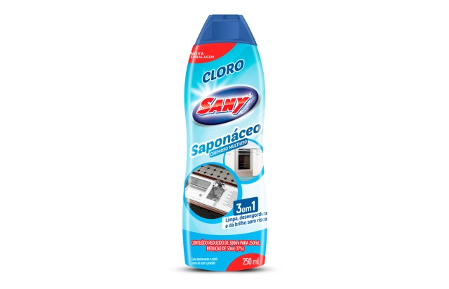 Saponáceo Sany Mix cremoso cloro 250ml